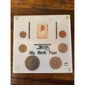 Capital Plastic My Birth Year Coin Collection/Collector with coins!! 1976